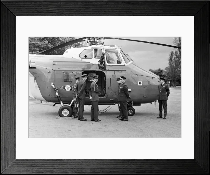 Framed Print : Prince Philip, Duke of Edinburgh, on a visit to RAF Tern Hill, Shropshire. 30th May 1972
