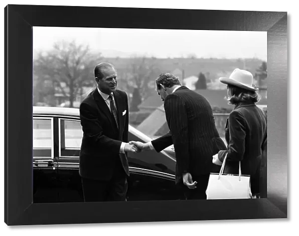 Prince Philip, Duke of Edinburgh visits Worcester County Hall. 4th May 1978