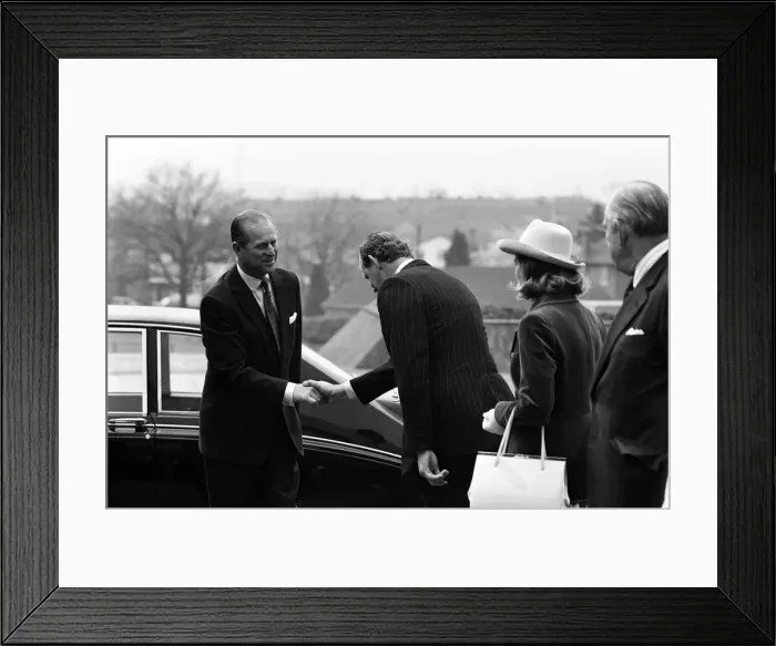 Framed Print : Prince Philip, Duke of Edinburgh visits Worcester County Hall. 4th May 1978 Framed Print : Prince Philip, Duke of Edinburgh visits Worcester County Hall. 4th May 1978
