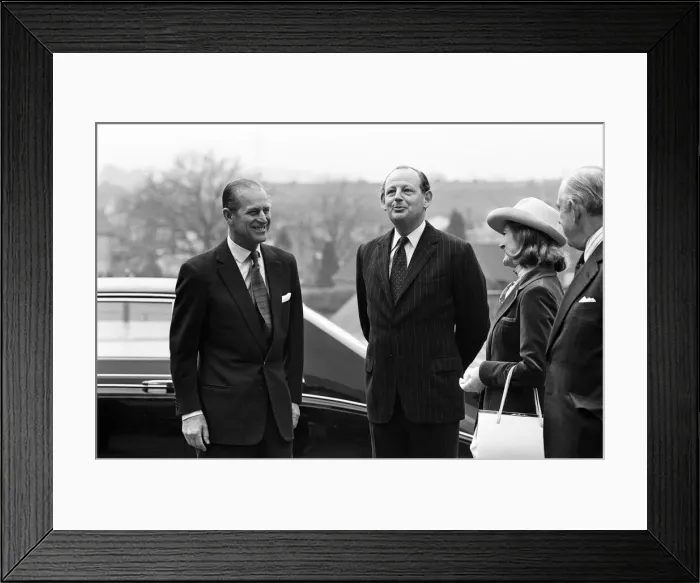 Framed Print : Prince Philip, Duke of Edinburgh visits Worcester County Hall. 4th May 1978 Framed Print : Prince Philip, Duke of Edinburgh visits Worcester County Hall. 4th May 1978
