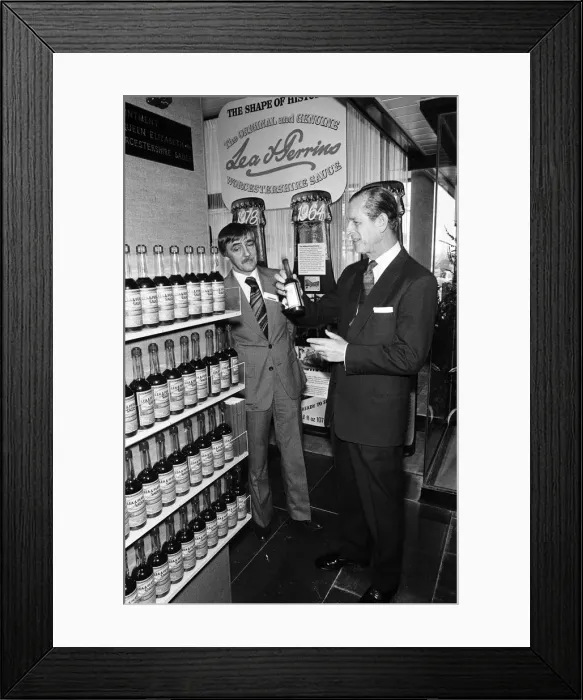 Framed Print : Prince Philip, Duke of Edinburgh visits Worcester County Hall. 4th May 1978 Framed Print : Prince Philip, Duke of Edinburgh visits Worcester County Hall. 4th May 1978