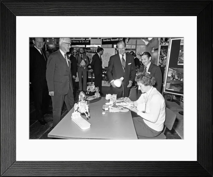 Framed Print : Prince Philip, Duke of Edinburgh visits Worcester County Hall. 4th May 1978 Framed Print : Prince Philip, Duke of Edinburgh visits Worcester County Hall. 4th May 1978