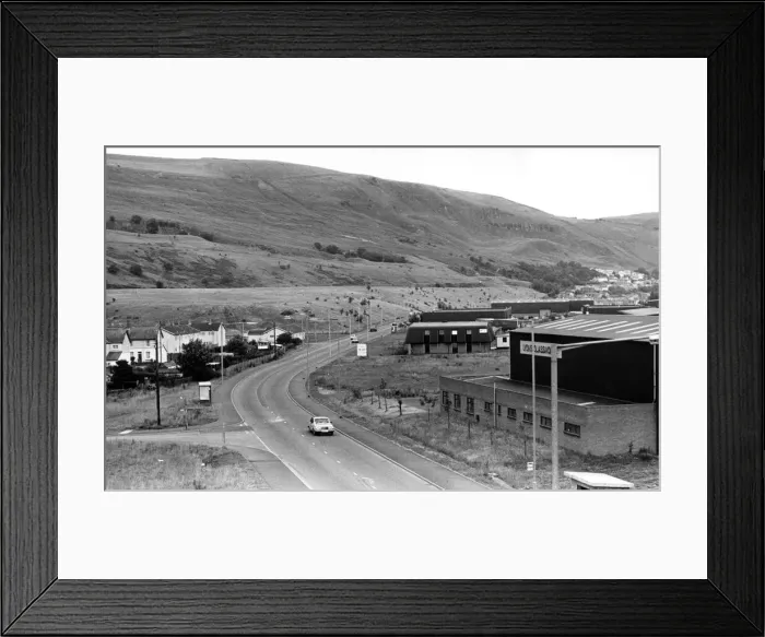 Framed Print : The general area, between Penrebach and Troedyrhiw, where a proposed development Framed Print : The general area, between Penrebach and Troedyrhiw, where a proposed development