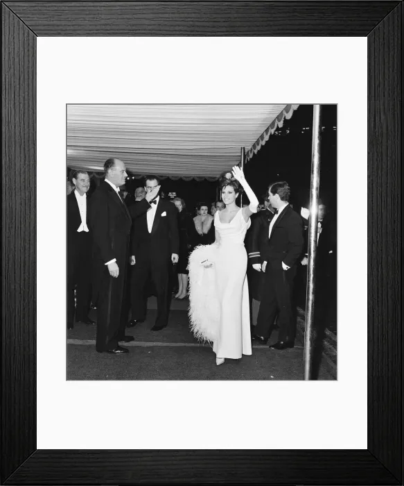 Framed Print : Born Free 1966, Royal Film Performance, The Odeon, Leicester Square, London Framed Print : Born Free 1966, Royal Film Performance, The Odeon, Leicester Square, London