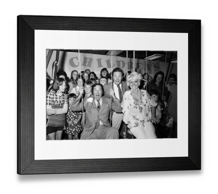 Framed Print : Carry On'cast members Jack Douglas, Peter Butterworth