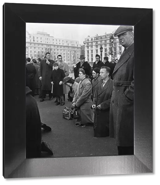 Catholic Truth Society seen here kneeling at Speakers Corner, Marble Arch, London