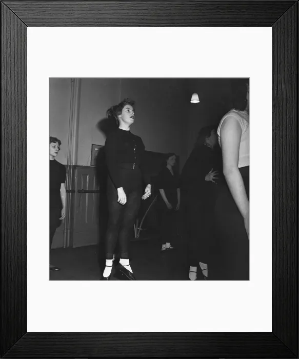 Framed Print : Advanced ballet classes at Come Ripman School Baker Street, London 1st March 1954 Framed Print : Advanced ballet classes at Come Ripman School Baker Street, London 1st March 1954