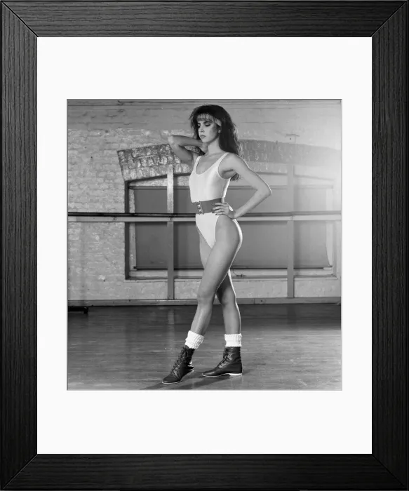 Framed Print : Model at Pineapple Studios. 30th December 1987 Framed Print : Model at Pineapple Studios. 30th December 1987