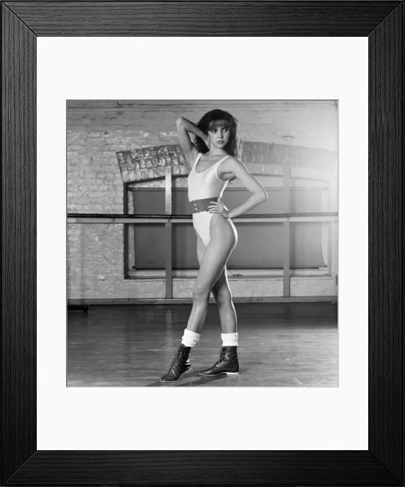 Framed Print : Model at Pineapple Studios. 30th December 1987 Framed Print : Model at Pineapple Studios. 30th December 1987