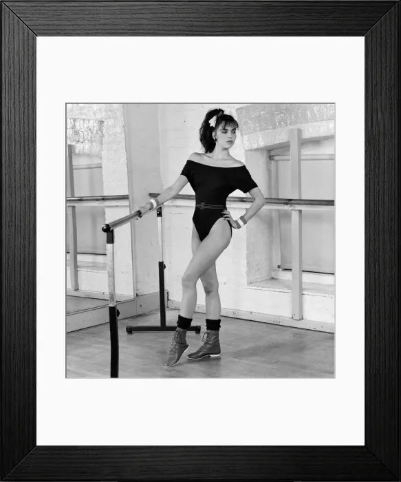 Framed Print : Model at Pineapple Studios. 30th December 1987 Framed Print : Model at Pineapple Studios. 30th December 1987