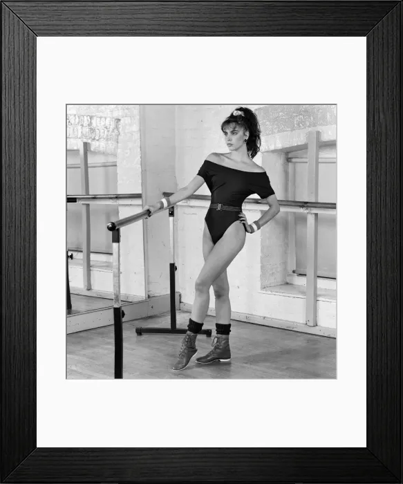 Framed Print : Model at Pineapple Studios. 30th December 1987 Framed Print : Model at Pineapple Studios. 30th December 1987