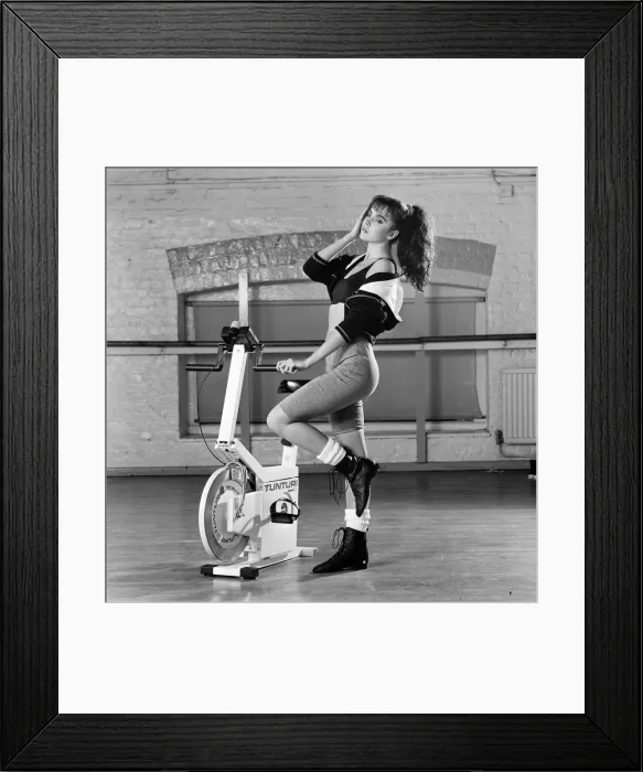 Framed Print : Model at Pineapple Studios. 30th December 1987