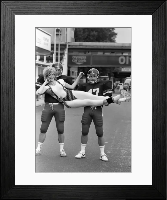 Framed Print : Exhibition of sports and leisure held at Olympia London. 23rd September 1984