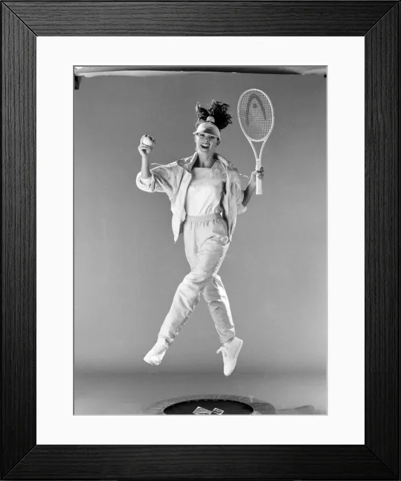 Framed Print : Tennis fashions. 18th June 1987 Framed Print : Tennis fashions. 18th June 1987