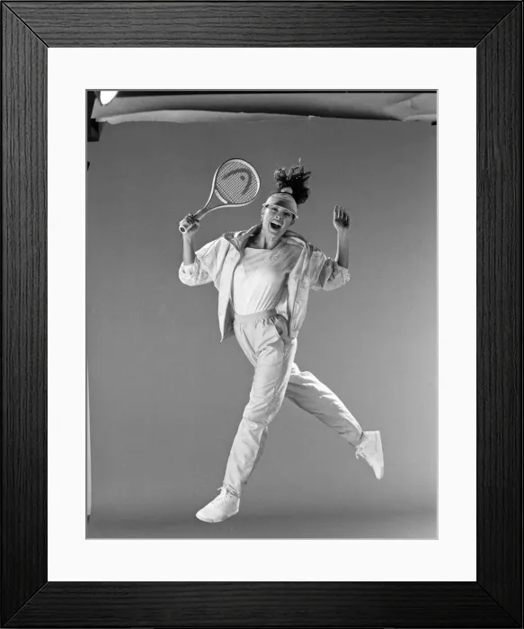 Framed Print : Tennis fashions. 18th June 1987 Framed Print : Tennis fashions. 18th June 1987