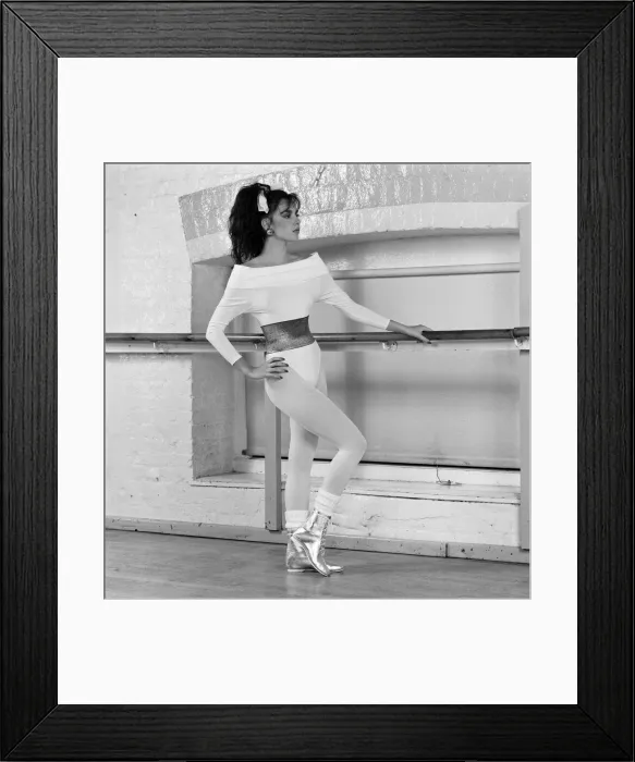 Framed Print : Model at Pineapple Studios. 30th December 1987 Framed Print : Model at Pineapple Studios. 30th December 1987