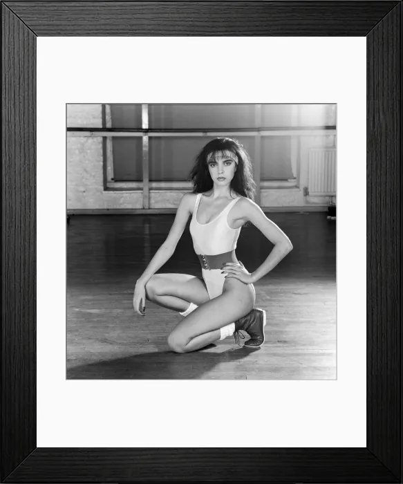 Framed Print : Model at Pineapple Studios. 30th December 1987 Framed Print : Model at Pineapple Studios. 30th December 1987