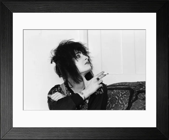 Framed Print : Pop star Siouxsie Sioux. 24th July 1981 Framed Print : Pop star Siouxsie Sioux. 24th July 1981