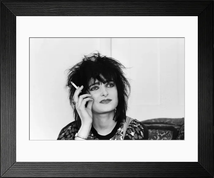 Framed Print : Pop star Siouxsie Sioux. 24th July 1981 Framed Print : Pop star Siouxsie Sioux. 24th July 1981