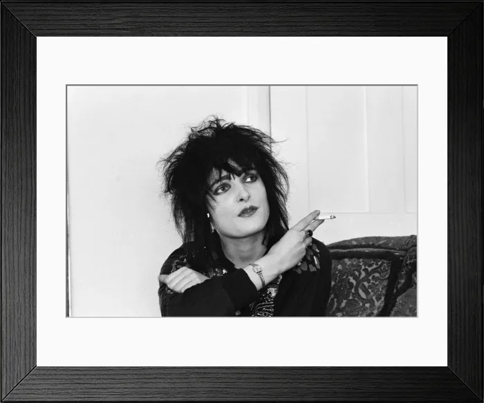 Framed Print : Pop star Siouxsie Sioux. 24th July 1981 Framed Print : Pop star Siouxsie Sioux. 24th July 1981