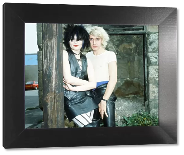 Siouxsie Sioux and Budgie of The Creatures. 1983