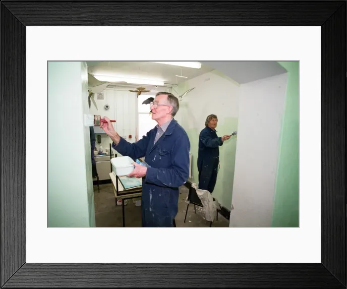 Framed Print : Spring clean weekend at St Marys Lighthouse in Whitley Bay Framed Print : Spring clean weekend at St Marys Lighthouse in Whitley Bay