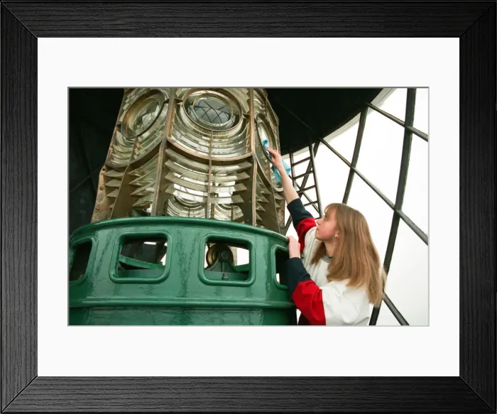 Framed Print : Spring clean weekend at St Marys Lighthouse in Whitley Bay Framed Print : Spring clean weekend at St Marys Lighthouse in Whitley Bay