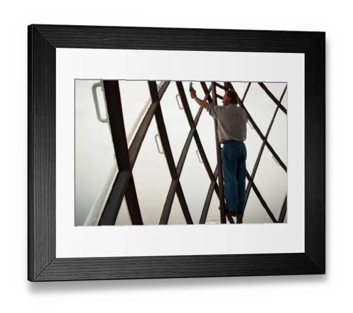 Framed Print : Spring clean weekend at St Marys Lighthouse in Whitley Bay Framed Print : Spring clean weekend at St Marys Lighthouse in Whitley Bay
