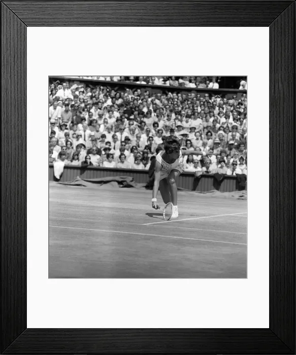 Framed Print : 1966 Wimbledon Championships, Womens Singles Final on the Centre Court