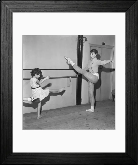 Framed Print : Baby classes and young children who have their ballet lessons at the Rambert School in Framed Print : Baby classes and young children who have their ballet lessons at the Rambert School in