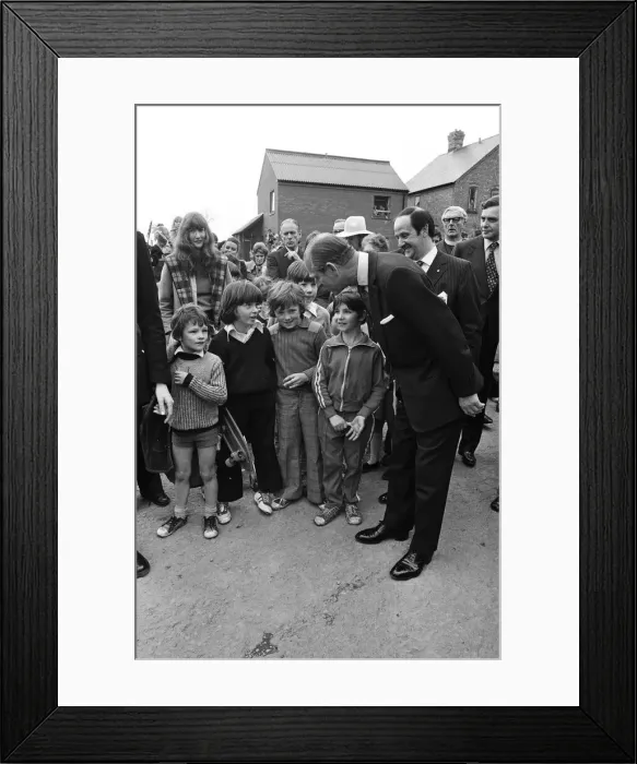 Framed Print : Prince Philip, Duke of Edinburgh visits the West Midlands. 4th May 1978 Framed Print : Prince Philip, Duke of Edinburgh visits the West Midlands. 4th May 1978