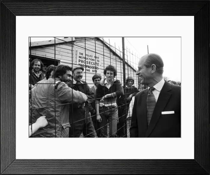 Framed Print : Prince Philip, Duke of Edinburgh visits the West Midlands. 4th May 1978 Framed Print : Prince Philip, Duke of Edinburgh visits the West Midlands. 4th May 1978
