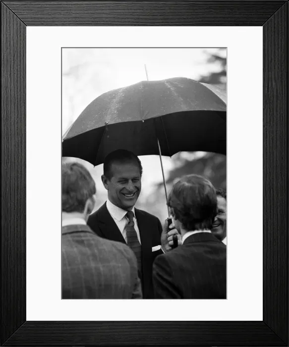 Framed Print : Prince Philip, Duke of Edinburgh visits Malvern Girls College. 4th May 1978 Framed Print : Prince Philip, Duke of Edinburgh visits Malvern Girls College. 4th May 1978