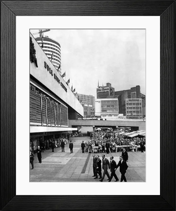Framed Print : HRH Prince Philip, The Duke of Edinburgh, during his visit to Birmingham to open the Bull Framed Print : HRH Prince Philip, The Duke of Edinburgh, during his visit to Birmingham to open the Bull