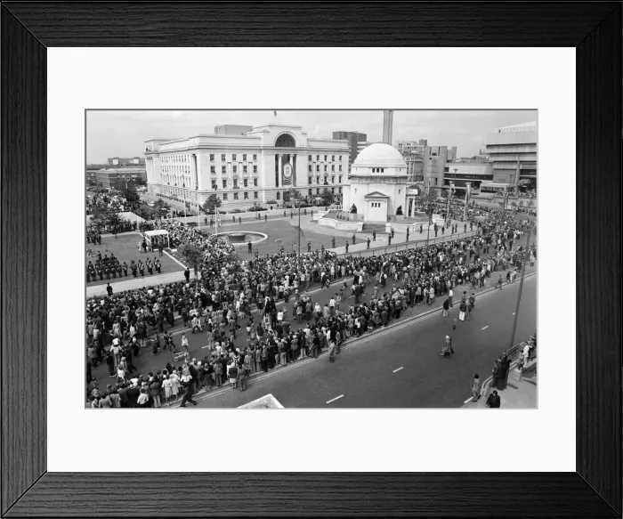 Framed Print : Queen Elizabeth II at the colour presentation, Centenary Square, Birmingham Framed Print : Queen Elizabeth II at the colour presentation, Centenary Square, Birmingham