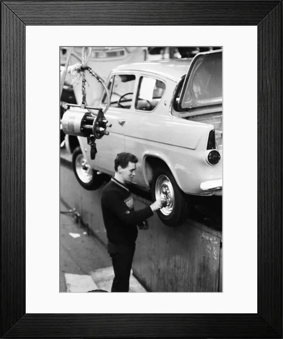 Framed Print : Industrial feature on the city of Liverpool. Scenes inside the Ford factory Framed Print : Industrial feature on the city of Liverpool. Scenes inside the Ford factory