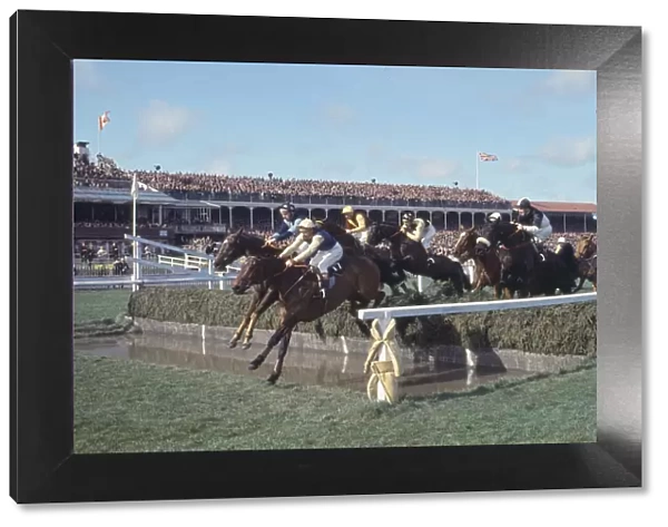 Grand National Horserace held at Aintree, Liverpool. The Fossa