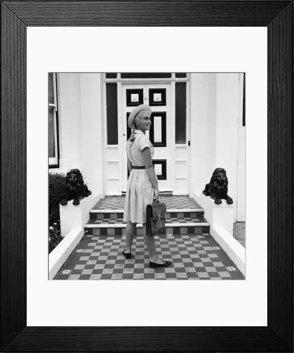 Framed Print : Alexandra Bastedo, 18 years old actress from Hove, Sussex, Wednesday 23rd July 1964