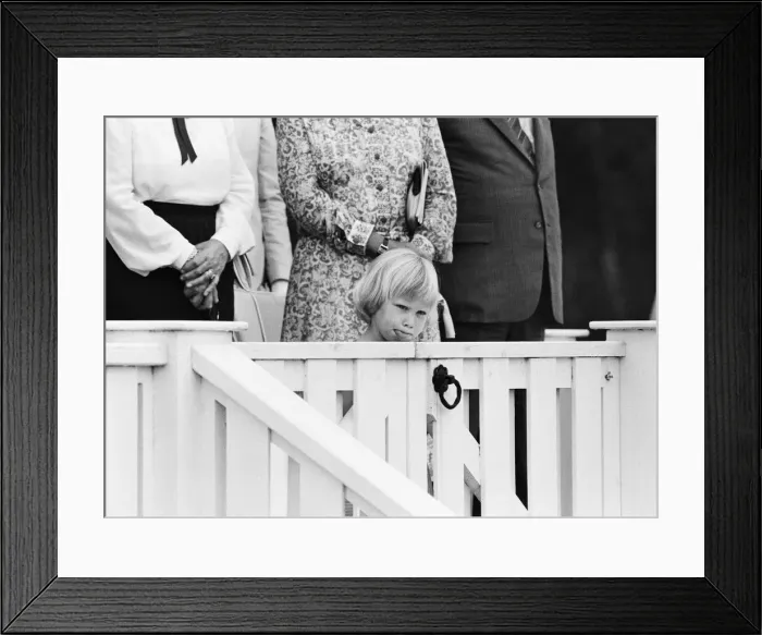 Framed Print : Three year old Zara Phillips, daughter of Princess Anne and Captain Mark Phillips Framed Print : Three year old Zara Phillips, daughter of Princess Anne and Captain Mark Phillips