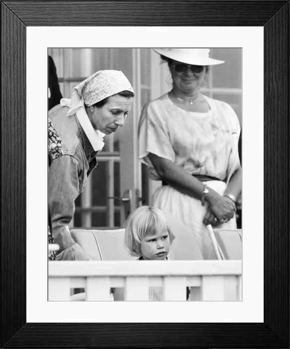 Framed Print : Three year old Zara Phillips, daughter of Princess Anne and Captain Mark Phillips Framed Print : Three year old Zara Phillips, daughter of Princess Anne and Captain Mark Phillips