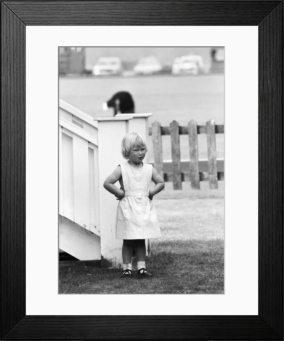 Framed Print : Three year old Zara Phillips, daughter of Princess Anne and Captain Mark Phillips Framed Print : Three year old Zara Phillips, daughter of Princess Anne and Captain Mark Phillips