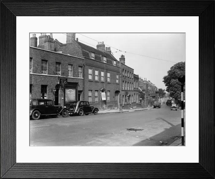 Framed Print : Uxbridge High Street, opposite Harefield Road 1936 Framed Print : Uxbridge High Street, opposite Harefield Road 1936