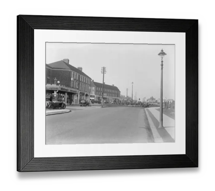 Framed Print : Roundabout at Northwood Hills 1935