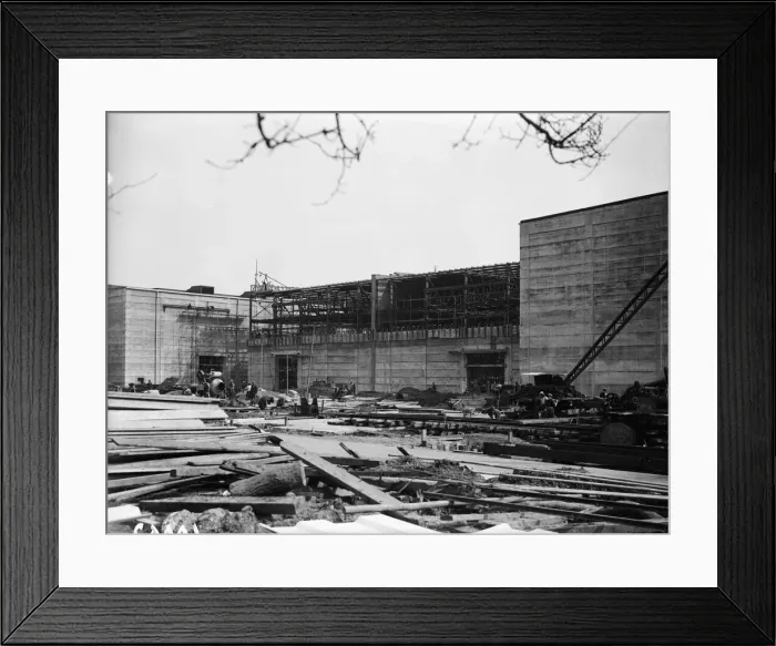 Framed Print : Building Pinewood Studios, Iver Health Circa 1936 Framed Print : Building Pinewood Studios, Iver Health Circa 1936