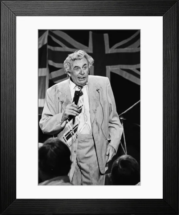 Framed Print : Barry Humphries in character as Sir Les Patterson. 19th June 1985 Framed Print : Barry Humphries in character as Sir Les Patterson. 19th June 1985