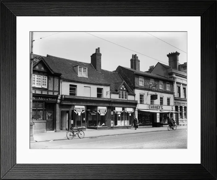 Framed Print : Uxbridge High Street, Mulhollands shop 1936 Framed Print : Uxbridge High Street, Mulhollands shop 1936