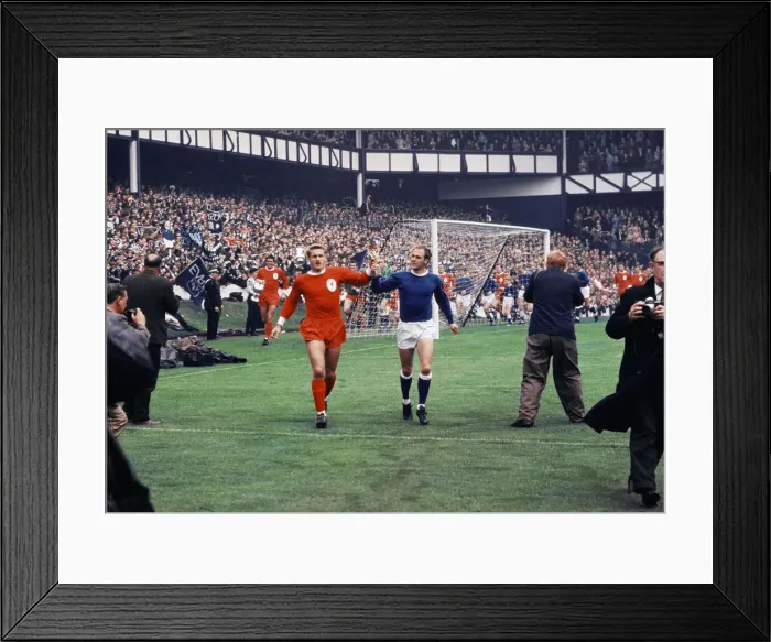 Framed Print : The 1966 FA Charity Shield Merseyside derby match between Liverpool Framed Print : The 1966 FA Charity Shield Merseyside derby match between Liverpool