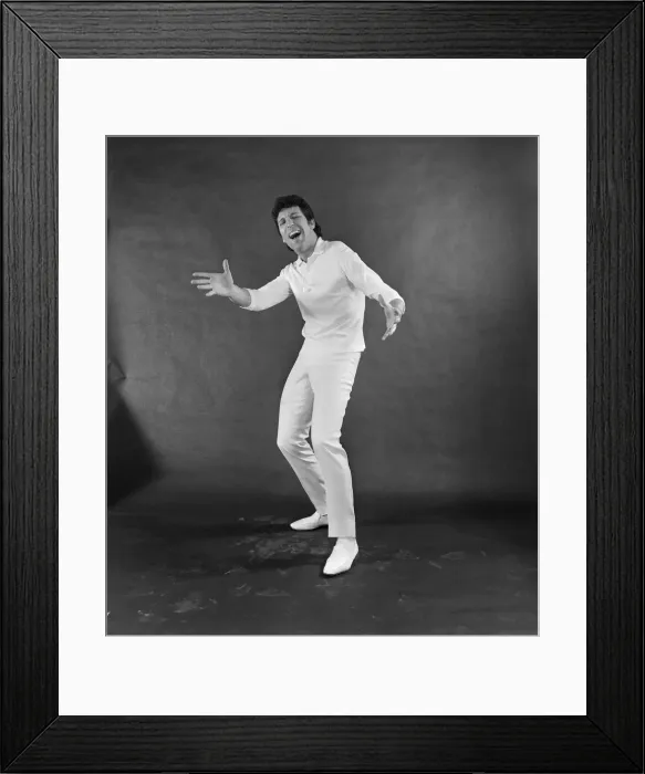 Framed Print : Tom Jones, singer from Wales. Also Sir Tom Jones. Born Thomas John Woodward on 7th Framed Print : Tom Jones, singer from Wales. Also Sir Tom Jones. Born Thomas John Woodward on 7th