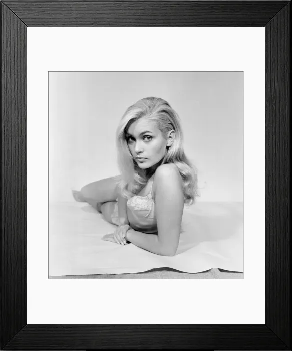 Framed Print : Alexandra Bastedo, actress starts filming on latest film in Doctor series Framed Print : Alexandra Bastedo, actress starts filming on latest film in Doctor series