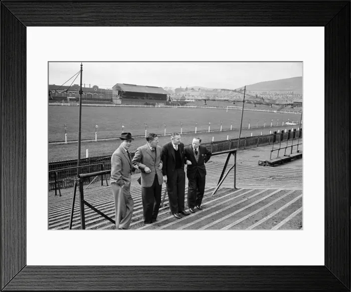 Framed Print : Former Celtic football players visit their former grounds. 26th March 1961 Framed Print : Former Celtic football players visit their former grounds. 26th March 1961